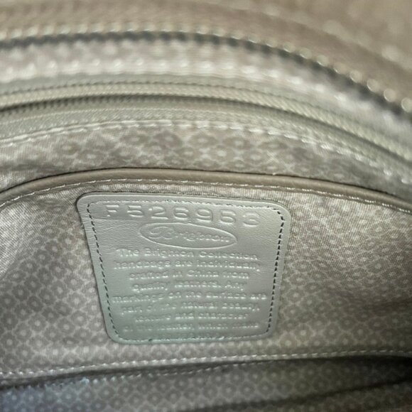 Brighton Pretty Tough Jagger Taupe Python Crossbody Organizer - Picture 5 of 8